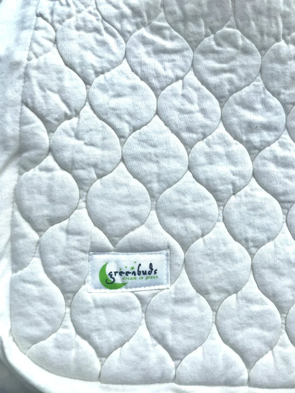 Organic Wool All Natural Quilted Crib Mattress Pad